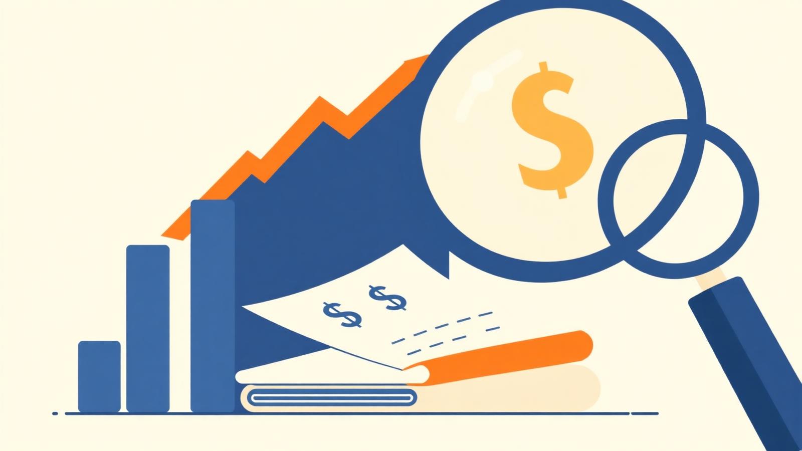 Business owner reviewing financial valuation reports